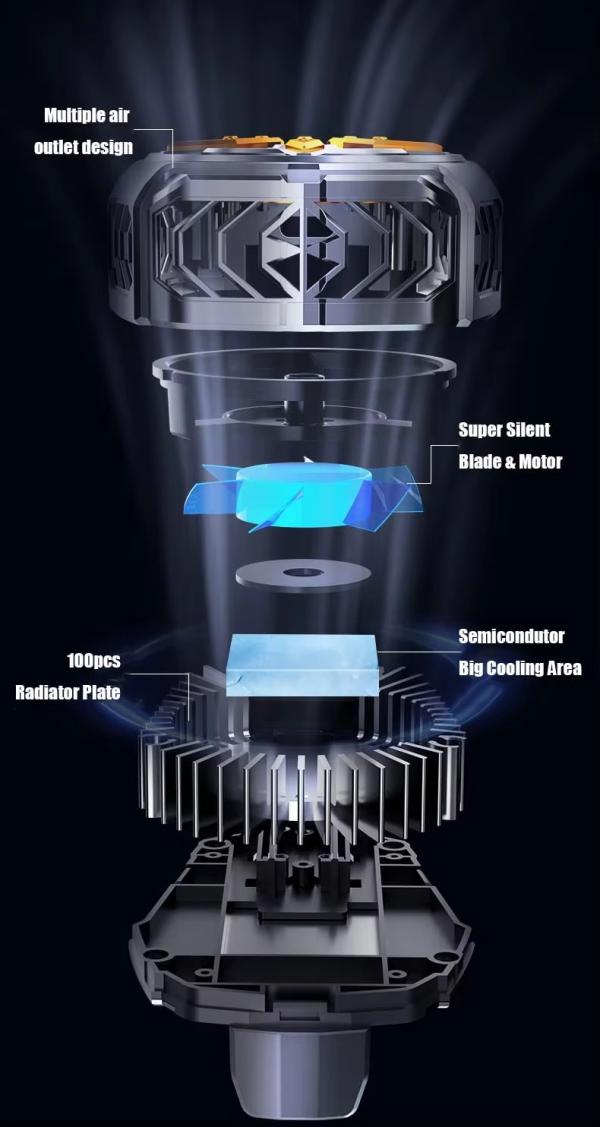 Mobile Phone Cooling Radiator - Enhance Your Gaming Experience
