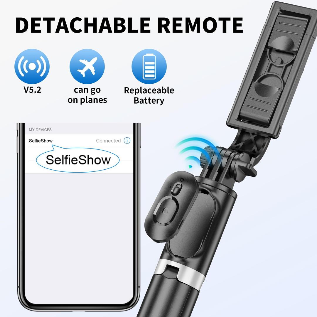 Premium Black Selfie Stick