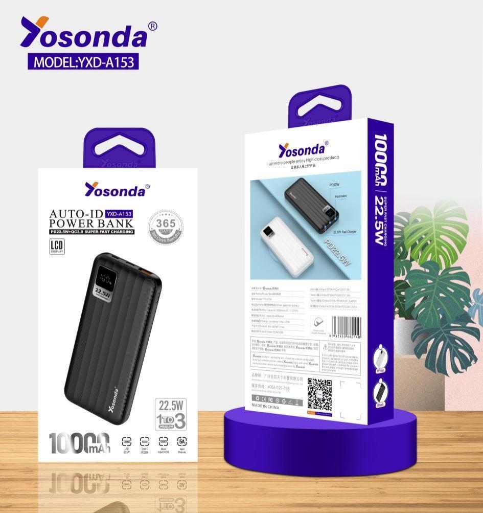 Fast Charging Portable Power Bank - 10000 mAh
