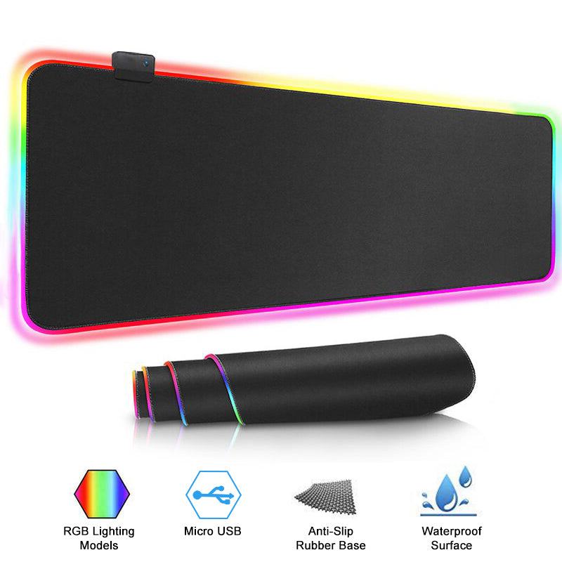 Gaming Mouse Pad With RGB Lights