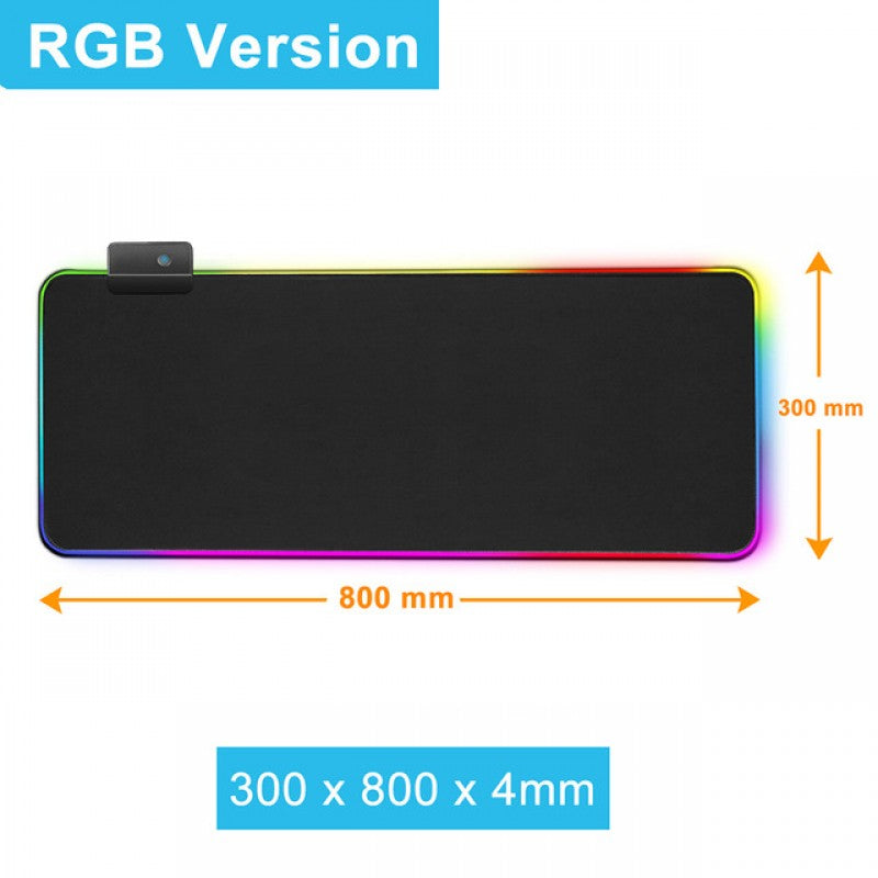 Gaming Mouse Pad With RGB Lights