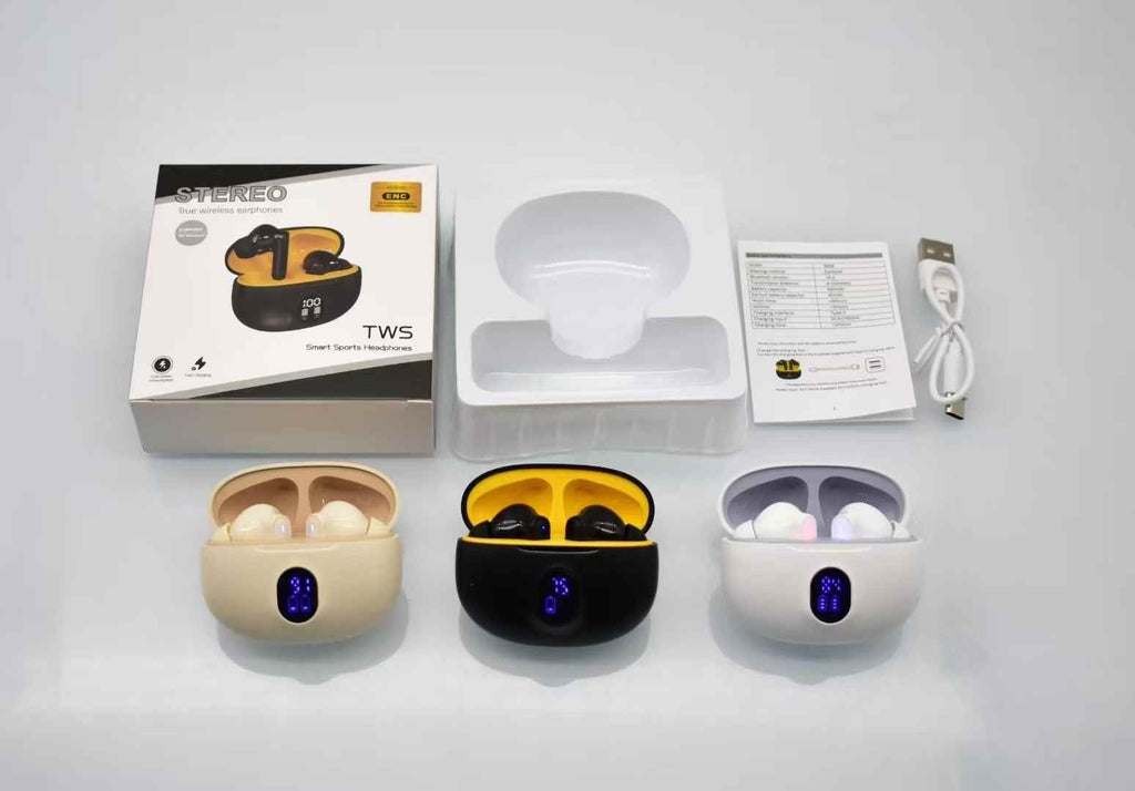 TWS Wireless Earphones with LED Display