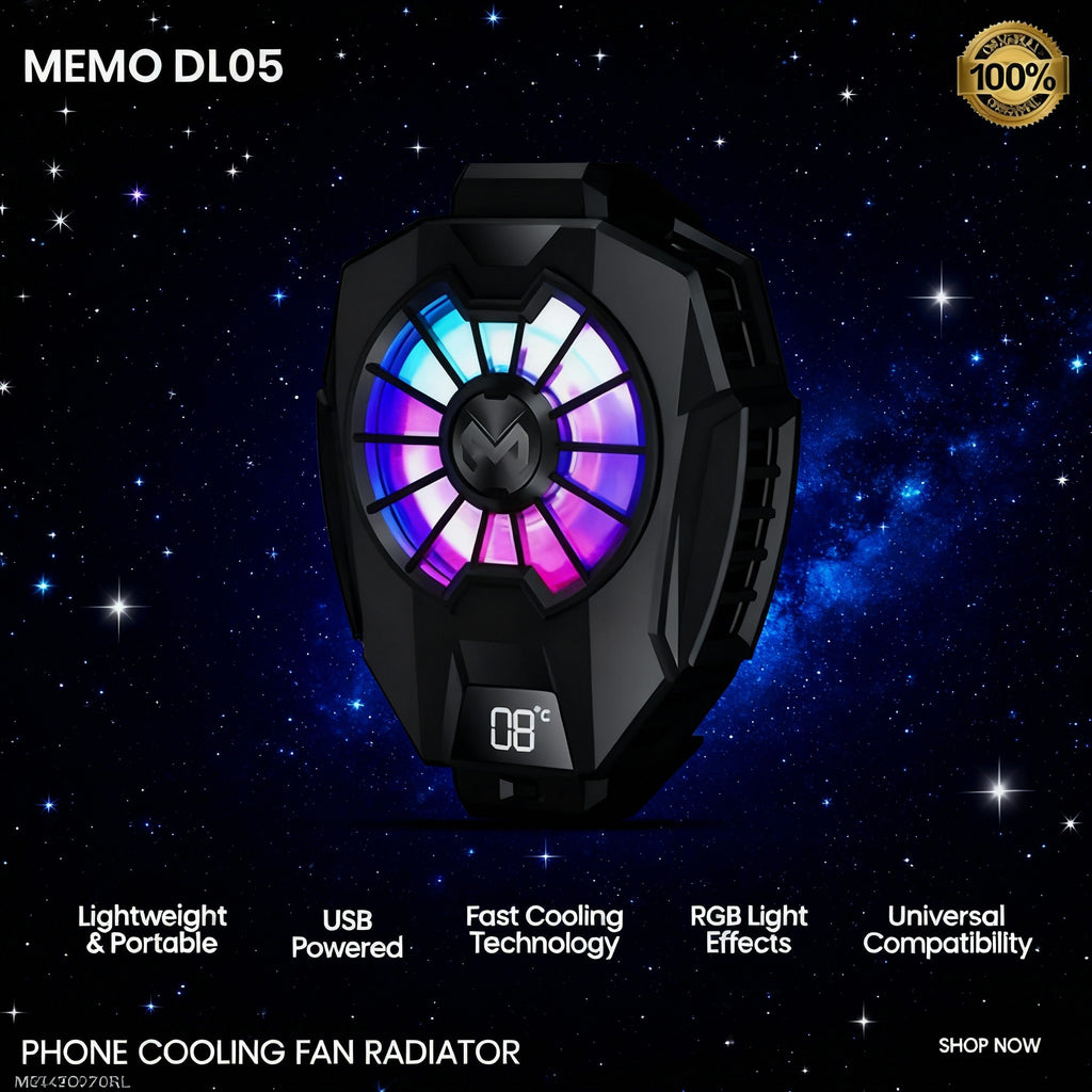 Mobile Phone Cooling Radiator with USB Earphone Cable Winder