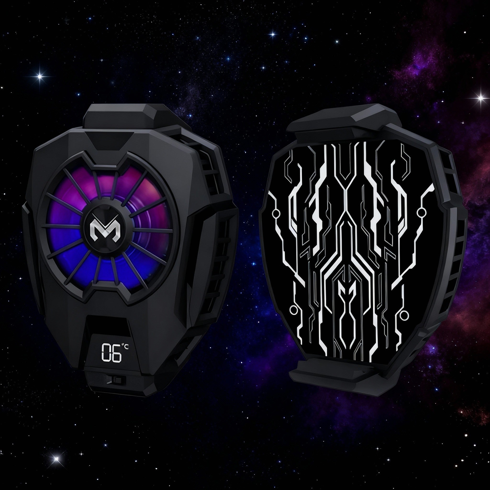 Mobile Phone Cooling Radiator with USB Earphone Cable Winder