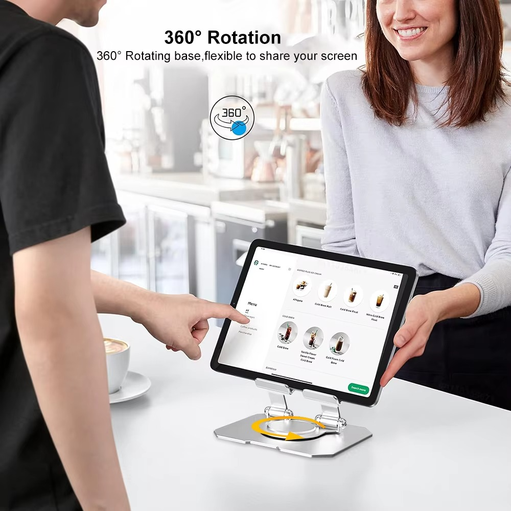 Rotating Metal Tablet & Mobile steel stand adjustable
